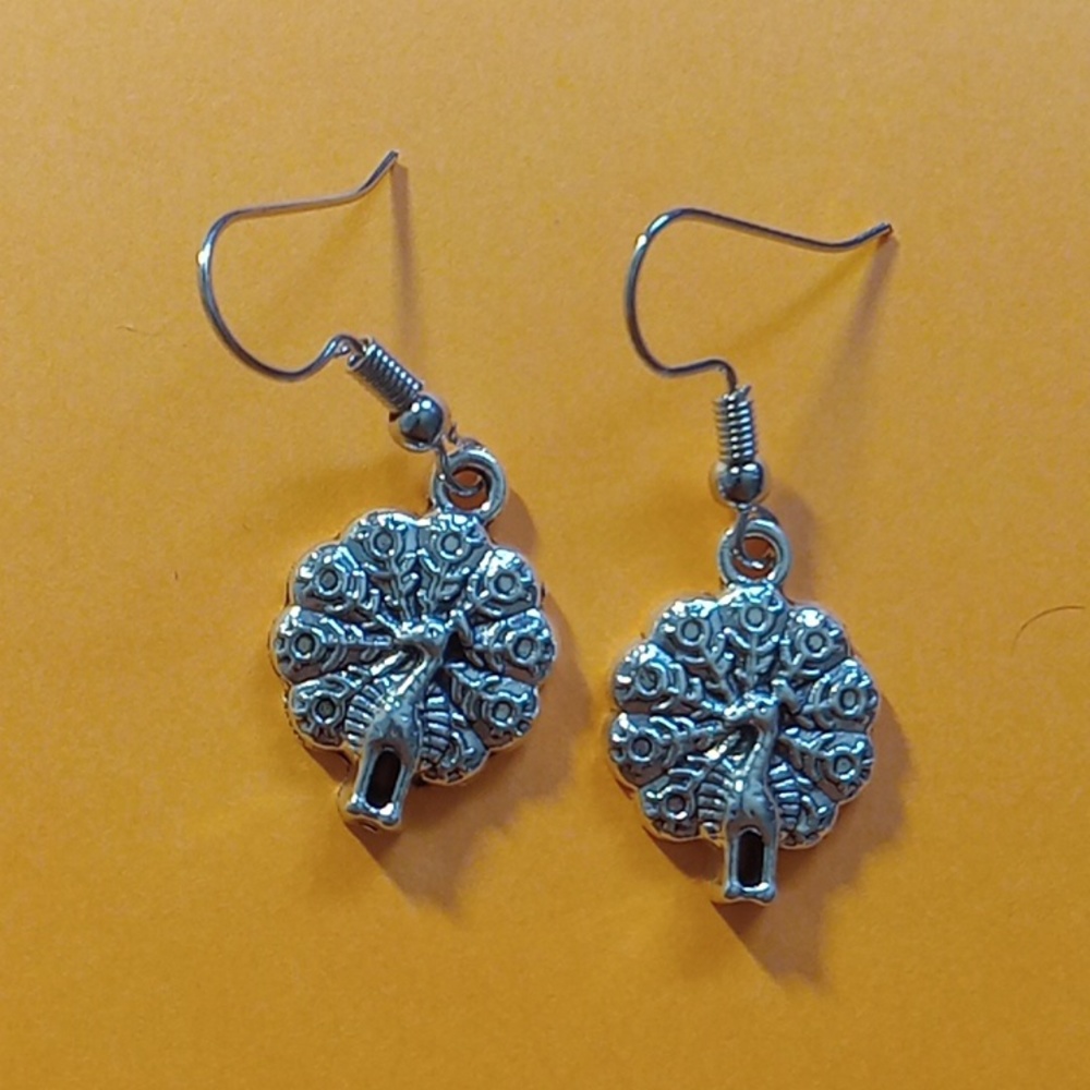 Peacock Earrings